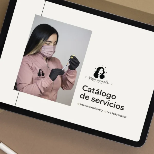 Catálogo de Servicios Editable para Negocios