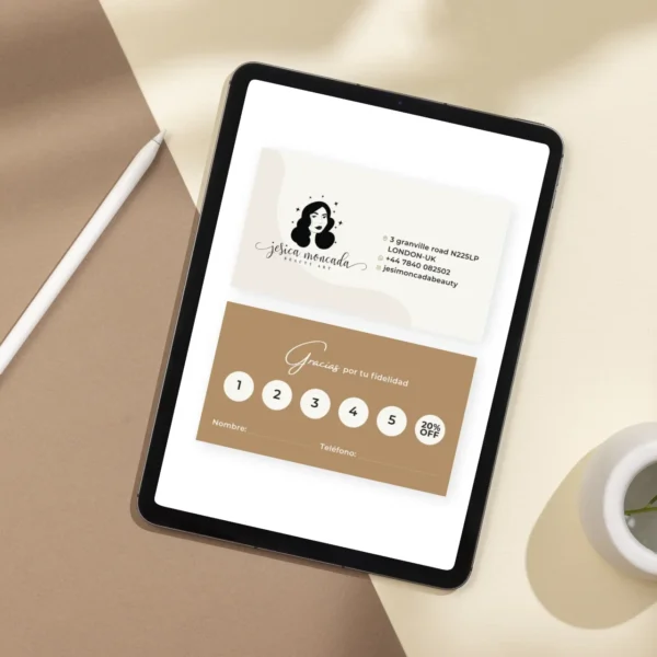 Tarjeta de Fidelidad para Clientes